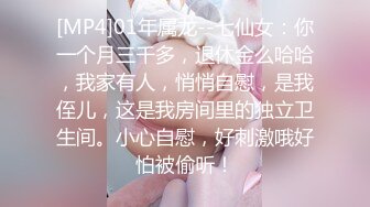 [MP4]01年属龙--七仙女：你一个月三千多，退休金么哈哈，我家有人，悄悄自慰，是我侄儿，这是我房间里的独立卫生间。小心自慰，好刺激哦好怕被偷听！