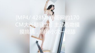 [MP4/ 428M] 小哥网约170CM大长腿骚女，主动舌吻摸摸搞搞，掰开小穴一顿舔